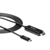 StarTech.com 2 m USB C į HDMI laidas - 4K 60Hz USB Type C į HDMI 2.0 vaizdo adapteris - suderinamas su Thunderbolt 3 - nešiojamam kompiuteriui prie HDMI monitoriaus / ekrano - DP 1.2 Alt Mode HBR2 - juodas