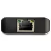 StarTech.com 3 prievadų USB-C centras su Gigabit Ethernet RJ45 GbE prievadu - 2x USB-A, 1x USB-C - SuperSpeed 10Gbps USB 3.1/3.2 Gen 2 Type-C centro adapteris - maitinamas iš USB - aliuminis - veikia su TB3