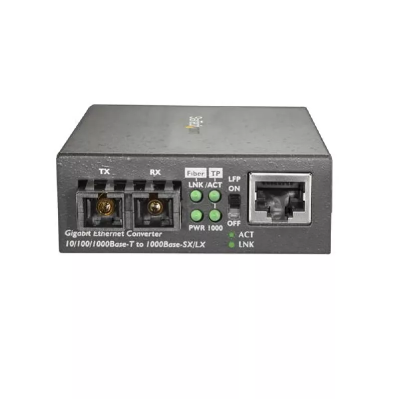 StarTech.com Gigabit Ethernet į SC skaidulų medijos keitiklis - 1000Base-LX - Vienmodis - 10 km