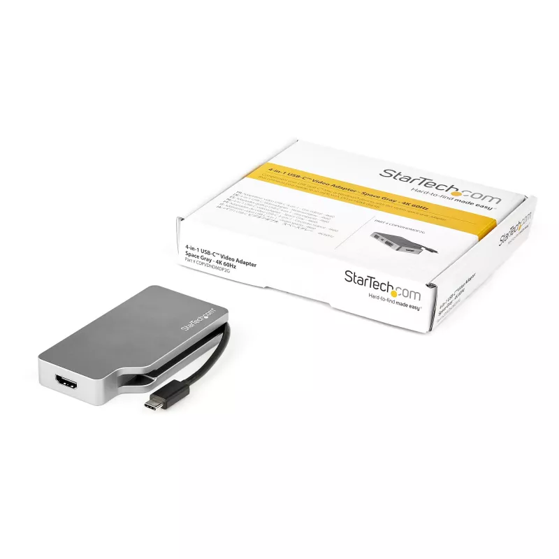 StarTech.com USB-C kelių prievadų vaizdo adapteris su HDMI, VGA, Mini DisplayPort arba DVI