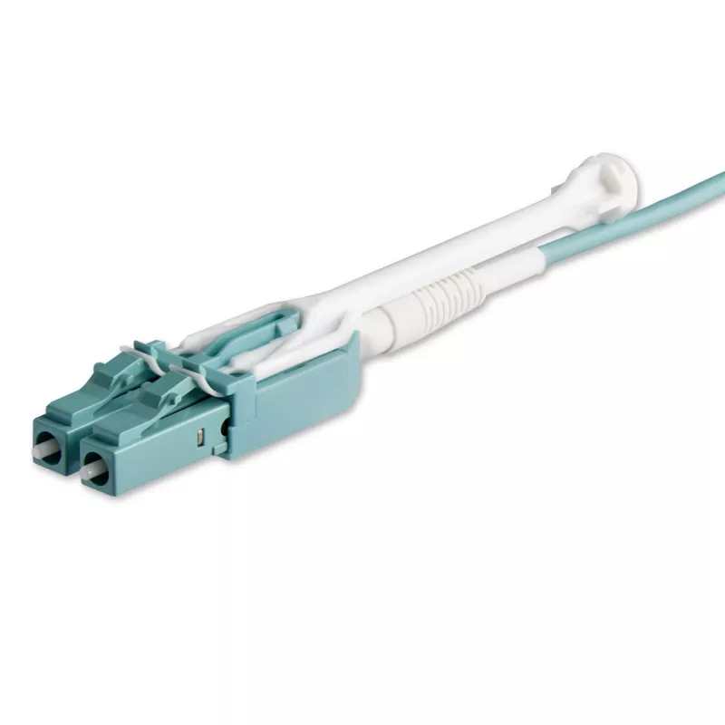 StarTech.com 10m MTP(F)/PC į 4x LC/PC Duplex Breakout OM3 daugiamodis šviesolaidinis kabelis, OFNP plenum, 40G tinklams, maži įterpimo nuostoliai