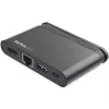 StarTech.com USB-C kelių prievadų adapteris – nešiojamas USB-C dokas su 4K HDMI, 100W PD 3.0 perdavimu, 1x USB-A, 1x USB-C, GbE – Thunderbolt 3 ir USB Type-C nešiojamojo kompiuterio kelioninis dokas, skirtas Mac ir Windows