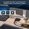 StarTech.com USB-C kelių prievadų adapteris – nešiojamas USB-C dokas su 4K HDMI, 100W PD 3.0 perdavimu, 1x USB-A, 1x USB-C, GbE – Thunderbolt 3 ir USB Type-C nešiojamojo kompiuterio kelioninis dokas, skirtas Mac ir Windows