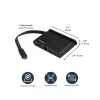 StarTech.com USB-C kelių prievadų adapteris – nešiojamas USB-C dokas su 4K HDMI, 100W PD 3.0 perdavimu, 1x USB-A, 1x USB-C, GbE – Thunderbolt 3 ir USB Type-C nešiojamojo kompiuterio kelioninis dokas, skirtas Mac ir Windows