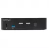 StarTech.com 2 prievadų DisplayPort KVM jungiklis - 4K 60Hz - vienas ekranas - dviejų prievadų UHD DP 1.2 USB KVM jungiklis su integruotu USB 3.0 šakotuvu ir garsu - Dell HP Apple Lenovo - TAA atitikmuo