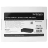 StarTech.com 2 prievadų DisplayPort KVM jungiklis - 4K 60Hz - vienas ekranas - dviejų prievadų UHD DP 1.2 USB KVM jungiklis su integruotu USB 3.0 šakotuvu ir garsu - Dell HP Apple Lenovo - TAA atitikmuo