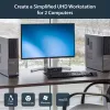 StarTech.com 2 prievadų DisplayPort KVM jungiklis - 4K 60Hz - vienas ekranas - dviejų prievadų UHD DP 1.2 USB KVM jungiklis su integruotu USB 3.0 šakotuvu ir garsu - Dell HP Apple Lenovo - TAA atitikmuo