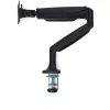 StarTech.com ARMPIVOTHDB – Laikiklis monitoriui ant stalo, sunkiasvoris, ergonomiškas, VESA, vienam 9 kg ekranui, pilnas judesys, aukščio reguliavimas, šarnyrinis, aliuminis, C spaustuvas/įvorė, juodas