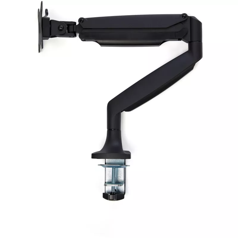 StarTech.com ARMPIVOTHDB – Laikiklis monitoriui ant stalo, sunkiasvoris, ergonomiškas, VESA, vienam 9 kg ekranui, pilnas judesys, aukščio reguliavimas, šarnyrinis, aliuminis, C spaustuvas/įvorė, juodas
