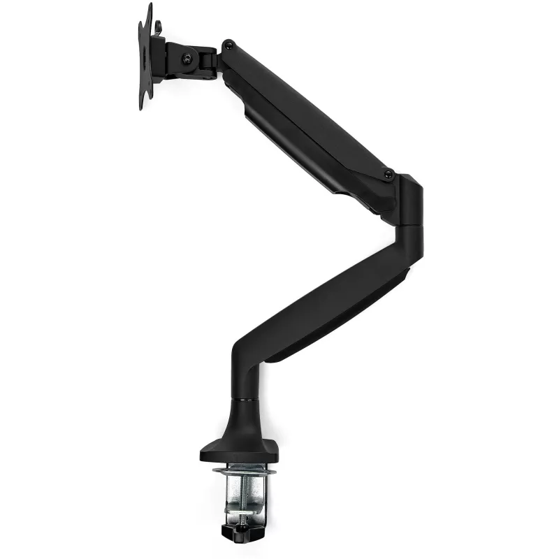 StarTech.com ARMPIVOTHDB – Laikiklis monitoriui ant stalo, sunkiasvoris, ergonomiškas, VESA, vienam 9 kg ekranui, pilnas judesys, aukščio reguliavimas, šarnyrinis, aliuminis, C spaustuvas/įvorė, juodas