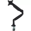 StarTech.com ARMPIVOTHDB – Laikiklis monitoriui ant stalo, sunkiasvoris, ergonomiškas, VESA, vienam 9 kg ekranui, pilnas judesys, aukščio reguliavimas, šarnyrinis, aliuminis, C spaustuvas/įvorė, juodas