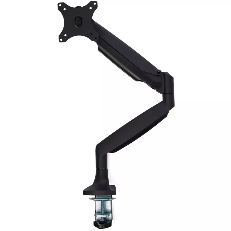 StarTech.com ARMPIVOTHDB – Laikiklis monitoriui ant stalo, sunkiasvoris, ergonomiškas, VESA, vienam 9 kg ekranui, pilnas judesys, aukščio reguliavimas, šarnyrinis, aliuminis, C spaustuvas/įvorė, juodas
