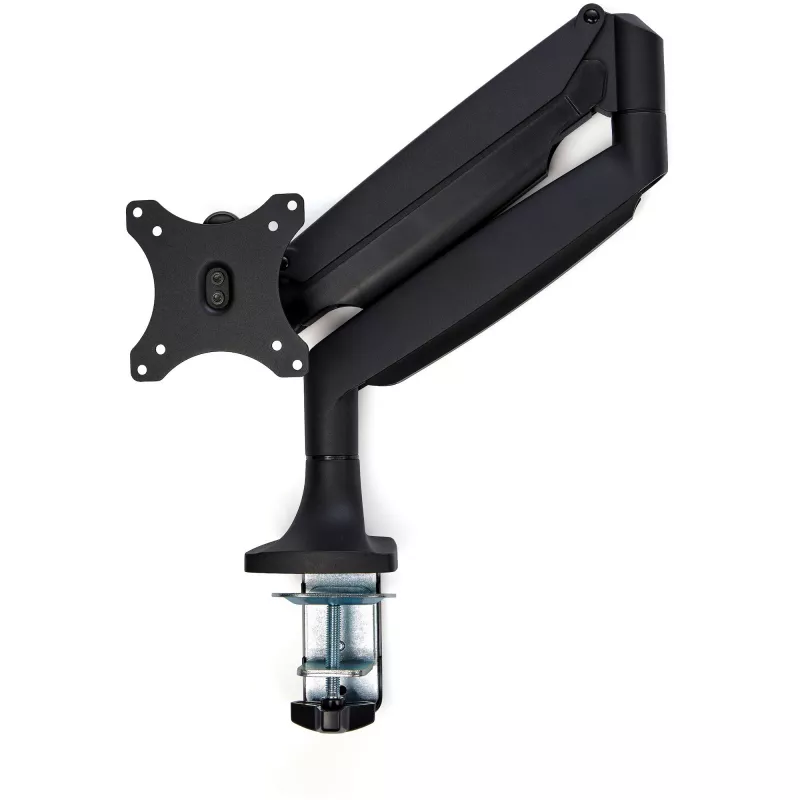 StarTech.com ARMPIVOTHDB – Laikiklis monitoriui ant stalo, sunkiasvoris, ergonomiškas, VESA, vienam 9 kg ekranui, pilnas judesys, aukščio reguliavimas, šarnyrinis, aliuminis, C spaustuvas/įvorė, juodas