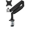 StarTech.com ARMPIVOTHDB – Laikiklis monitoriui ant stalo, sunkiasvoris, ergonomiškas, VESA, vienam 9 kg ekranui, pilnas judesys, aukščio reguliavimas, šarnyrinis, aliuminis, C spaustuvas/įvorė, juodas
