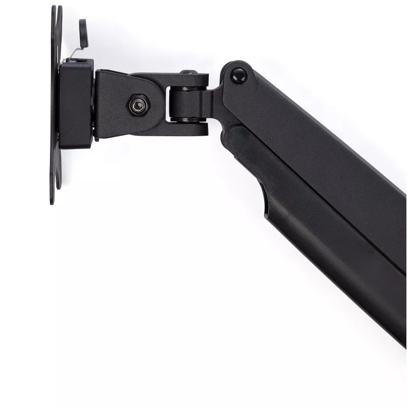 StarTech.com ARMPIVOTHDB – Laikiklis monitoriui ant stalo, sunkiasvoris, ergonomiškas, VESA, vienam 9 kg ekranui, pilnas judesys, aukščio reguliavimas, šarnyrinis, aliuminis, C spaustuvas/įvorė, juodas