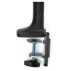 StarTech.com ARMPIVOTHDB – Laikiklis monitoriui ant stalo, sunkiasvoris, ergonomiškas, VESA, vienam 9 kg ekranui, pilnas judesys, aukščio reguliavimas, šarnyrinis, aliuminis, C spaustuvas/įvorė, juodas