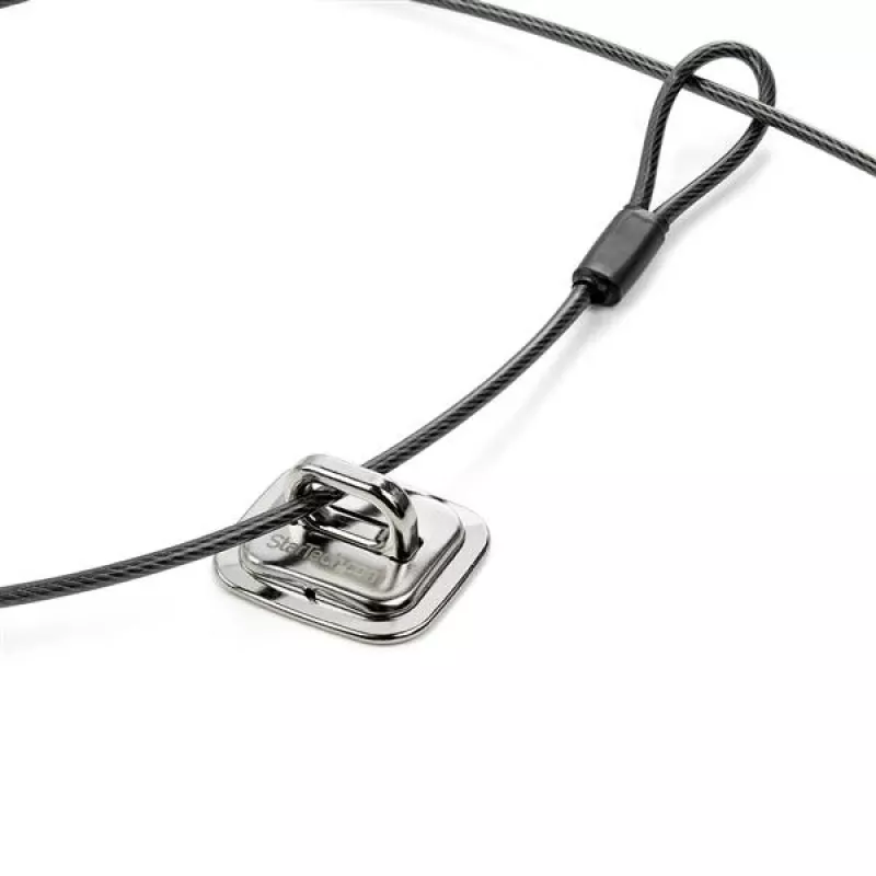 StarTech.com Laptop Cable Lock Anchor – tvirtinimo inkaras spynai, cinko lydinys, sidabrinis, 1 vnt.