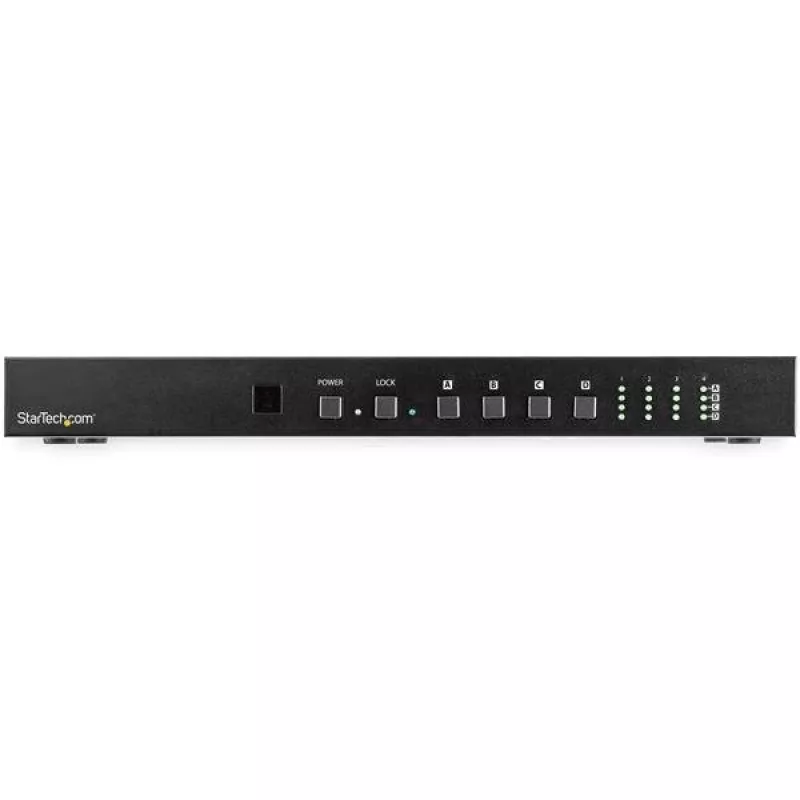 StarTech.com 4x4 HDMI matricos jungiklis su garso ir Ethernet valdymu - 4K 60Hz