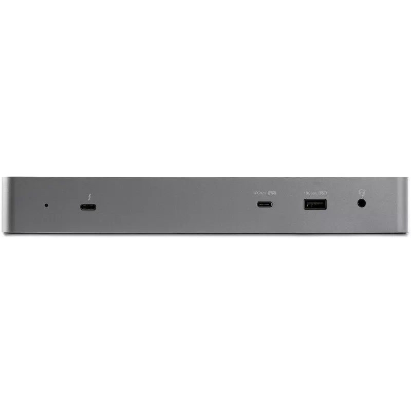 StarTech.com USB-C dokavimo stotelė, skirta Macbook Pro/Air-M1/M2/M3/M4, suderinama su Thunderbolt, HDMI/DisplayPort, dvigubas 4K 60Hz / vienas 8K, USB Type-C nešiojamojo kompiuterio dokas, 96W galios tiekimas, USB 10Gbps