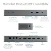 StarTech.com USB-C dokavimo stotelė, skirta Macbook Pro/Air-M1/M2/M3/M4, suderinama su Thunderbolt, HDMI/DisplayPort, dvigubas 4K 60Hz / vienas 8K, USB Type-C nešiojamojo kompiuterio dokas, 96W galios tiekimas, USB 10Gbps