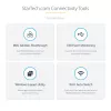 StarTech.com USB-C dokavimo stotelė, skirta Macbook Pro/Air-M1/M2/M3/M4, suderinama su Thunderbolt, HDMI/DisplayPort, dvigubas 4K 60Hz / vienas 8K, USB Type-C nešiojamojo kompiuterio dokas, 96W galios tiekimas, USB 10Gbps