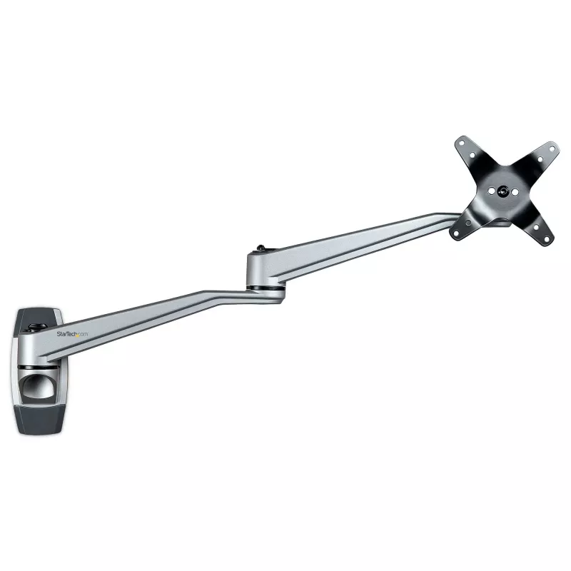 StarTech.com Sieninis Monitoriaus Laikiklis Su Rankena - Artikuliuojamas Ergonomiškas VESA Laikiklis - 52 cm Ilgio - Vienam Ekranui iki 34 colių - Sukimas/Palenkimas/Perjungimas - Reguliuojamas
