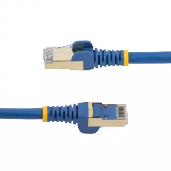 StarTech.com 7 m CAT6a Ethernet kabelis - 10 Gigabit ekranuotas RJ45 100W PoE jungiamasis laidas - 10GbE STP tinklo kabelis su įtempimo mažinimu - mėlynas, individualiai išbandytas / laidai UL sertifikuoti / TIA