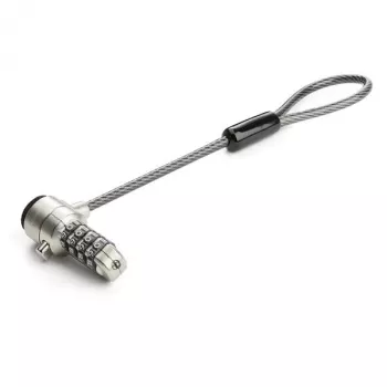 StarTech.com Universalaus nešiojamojo kompiuterio kabelio užrakto plėtimo kilpa - 15 cm apsauginis 4 skaitmenų derinio K lizdo užraktas - kompiuterio apsaugos kabelis, skirtas sukurti dvigubą / kelių galvučių užraktą keliems įrenginiams
