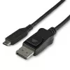 StarTech.com 3,3 pėdų/1 m USB C į DisplayPort 1.4 laidas - 8K/5K/4K USB Type-C į DP 1.4 Alt Mode vaizdo adapteris - HBR3/HDR/DSC - 8K 60Hz DP monitoriaus laidas - USB-C/Thunderbolt 3