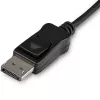 StarTech.com 3,3 pėdų/1 m USB C į DisplayPort 1.4 laidas - 8K/5K/4K USB Type-C į DP 1.4 Alt Mode vaizdo adapteris - HBR3/HDR/DSC - 8K 60Hz DP monitoriaus laidas - USB-C/Thunderbolt 3