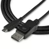 StarTech.com 3,3 pėdų/1 m USB C į DisplayPort 1.4 laidas - 8K/5K/4K USB Type-C į DP 1.4 Alt Mode vaizdo adapteris - HBR3/HDR/DSC - 8K 60Hz DP monitoriaus laidas - USB-C/Thunderbolt 3