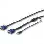 StarTech.com 10 ft (3 m) USB KVM laidas stelažinėms konsolėms