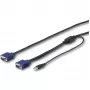StarTech.com 4,6 m USB KVM kabelis stelažinėms konsolėms