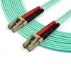 StarTech.com 7m (22ft) LC/UPC į LC/UPC OM4 daugiamodis šviesolaidinis kabelis, 50/125µm LOMMF/VCSEL Zipcord, 100G, maži įterpimo nuostoliai – LSZH šviesolaidinis trumpiklis