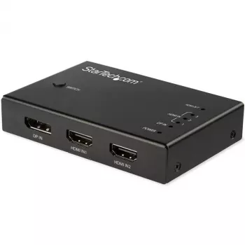 StarTech.com 4 prievadų HDMI vaizdo jungiklis - 3x HDMI ir 1x DisplayPort - 4K 60Hz