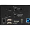 StarTech.com 2 prievadų dviejų monitorių HDMI KVM jungiklis – 4K 60Hz Ultra HD HDR – stalinis 4K HDMI 2.0 KVM jungiklis su 2 prievadų USB 3.0 šakotuvu (5Gbps) ir 4x USB 2.0 HID, garsu – perjungimas klavišais – TAA