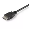 StarTech.com 2 prievadų HDMI KVM jungiklis - 4K 60Hz - Kompaktiškas dviejų prievadų UHD/Ultra HD USB stalinis KVM jungiklis su integruotais 1,2 m kabeliais ir garsu - maitinamas iš USB ir nuotolinis perjungimas - MacBook ThinkPad