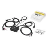 StarTech.com 2 prievadų HDMI KVM jungiklis - 4K 60Hz - Kompaktiškas dviejų prievadų UHD/Ultra HD USB stalinis KVM jungiklis su integruotais 1,2 m kabeliais ir garsu - maitinamas iš USB ir nuotolinis perjungimas - MacBook ThinkPad