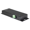 StarTech.com 4 prievadų USB-C šakotuvas 10Gbps – Metalinis pramoninis USB Type-C šakotuvas su 3xUSB-A ir 1xUSB-C – ESD ir viršįtampių apsauga – USB-C arba USB-A pagrindinis – su maitinimu montuojamas USB 3.2 Gen 2 šakotuvas