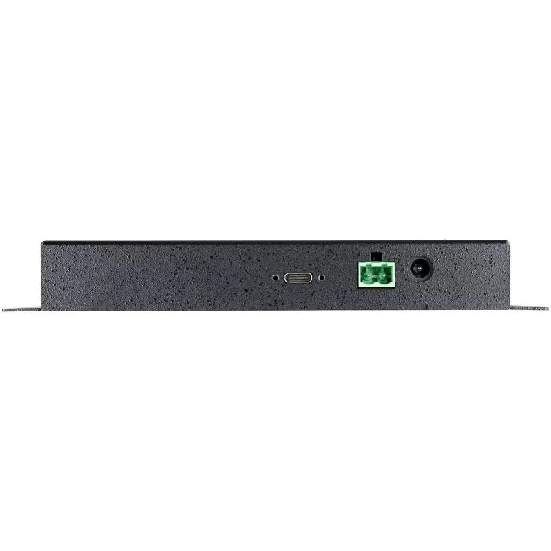 StarTech.com 4 prievadų USB-C šakotuvas 10Gbps – Metalinis pramoninis USB Type-C šakotuvas su 3xUSB-A ir 1xUSB-C – ESD ir viršįtampių apsauga – USB-C arba USB-A pagrindinis – su maitinimu montuojamas USB 3.2 Gen 2 šakotuvas