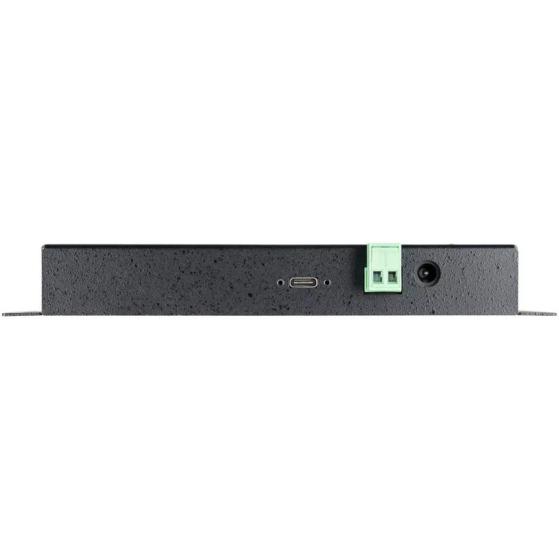 StarTech.com 4 prievadų USB-C šakotuvas 10Gbps – Metalinis pramoninis USB Type-C šakotuvas su 3xUSB-A ir 1xUSB-C – ESD ir viršįtampių apsauga – USB-C arba USB-A pagrindinis – su maitinimu montuojamas USB 3.2 Gen 2 šakotuvas