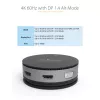 StarTech.com USB-C kelių prievadų adapteris – USB 3.1 Gen 2 10Gbps Type-C mini dokas su 4K 60Hz HDMI / DisplayPort arba 1080p VGA – 75W PD perdavimas, 3 prievadų USB šakotuvas, GbE – mobilioji dokavimo stotelė