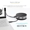StarTech.com USB-C kelių prievadų adapteris – USB 3.1 Gen 2 10Gbps Type-C mini dokas su 4K 60Hz HDMI / DisplayPort arba 1080p VGA – 75W PD perdavimas, 3 prievadų USB šakotuvas, GbE – mobilioji dokavimo stotelė