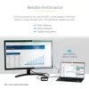 StarTech.com USB-C kelių prievadų adapteris – USB 3.1 Gen 2 10Gbps Type-C mini dokas su 4K 60Hz HDMI / DisplayPort arba 1080p VGA – 75W PD perdavimas, 3 prievadų USB šakotuvas, GbE – mobilioji dokavimo stotelė