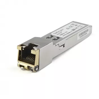 StarTech.com SFP modulis, suderinamas su Dell EMC SFP-1G-T – 1000BASE-T, SFP į RJ45, Cat6/Cat5e, 1GE gigabitinis eterneto SFP, RJ-45, 100 m
