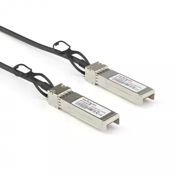 StarTech.com Dell EMC DAC-SFP-10G-2M suderinamas 2 m 10G SFP+ į SFP+ tiesioginis vario kabelis Twinax - 10GbE SFP+ varinis DAC 10 Gbps mažos galios pasyvus Mini GBIC siųstuvas-imtuvas