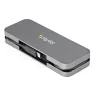 StarTech.com 4 prievadų USB-C šakotuvas – 4x USB-A – USB 3.2 Gen 1 (5Gbps) – maitinamas iš USB-C – nešiojamas USB-C į USB-A adapteris nešiojamam kompiuteriui – 28,5 cm laidas su laikikliu