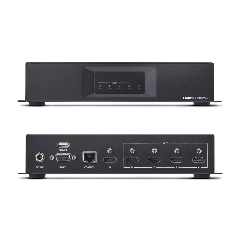 StarTech.com 2x2 HDMI vaizdo sienos valdiklis - 4K 60Hz HDMI 2.0 įvestis į 4x 1080p išvestis - vaizdo sienos procesorius kelių ekranų rodymui - vaizdo sienos skirstytuvas - RS232/Ethernet valdymas
