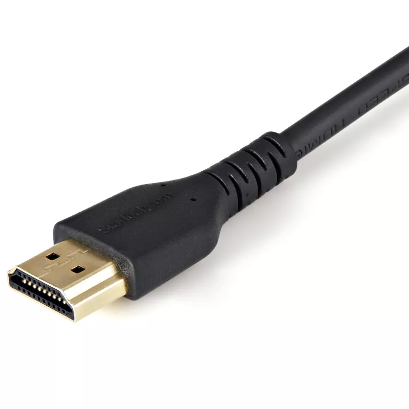 StarTech.com 1 m HDMI laidas su fiksuojančiu varžtu - 4K 60Hz HDR - HDMI 2.0 monitoriaus laidas su užrakinama jungtimi saugiam ryšiui - HDMI su Ethernet - M/M