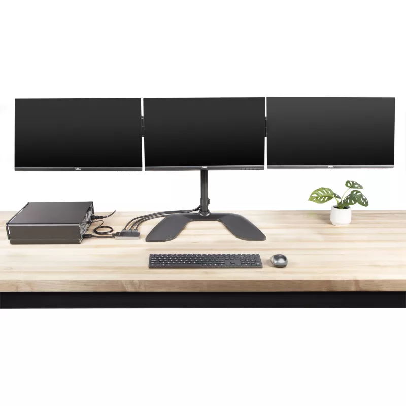 StarTech.com 3 prievadų kelių monitorių adapteris – DisplayPort 1.4 į 3x 4K DisplayPort vaizdo skirstytuvas – dvigubas arba trigubas 4K – nešiojamojo / stalinio kompiuterio DisplayPort MST centras keliems monitoriams – tik Windows PC